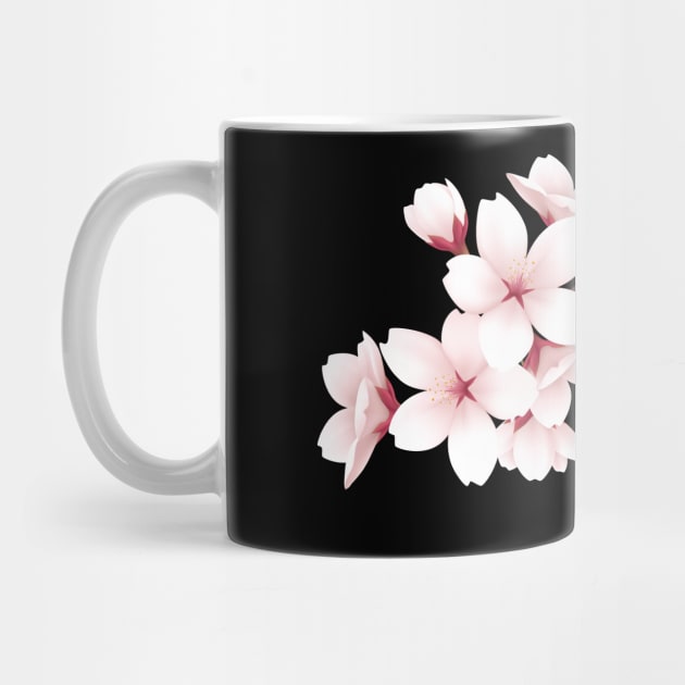 Jasmine flower, sakura tree by MyArtCornerShop